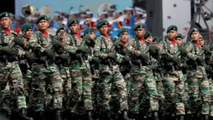 G tampil gagah begini penampilan defile pasukan pada peringatan hut ke79 tni mzb