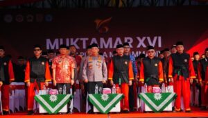kapolri hadiri apel pembukaan muktamar xvi tapak suci putera muhammadiyah 1786154090652